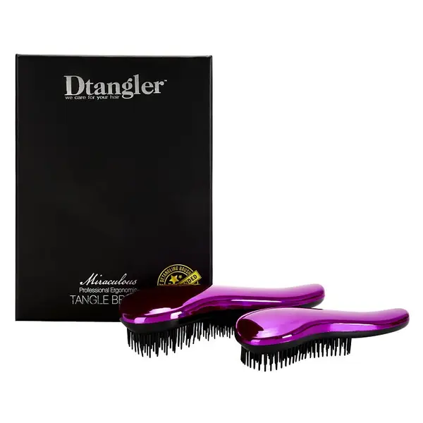 Dtangler Dtangler Miraculous set za lažje razčesavanje las Purple