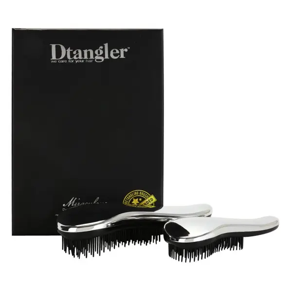 Dtangler Dtangler Miraculous set za lažje razčesavanje las Silver