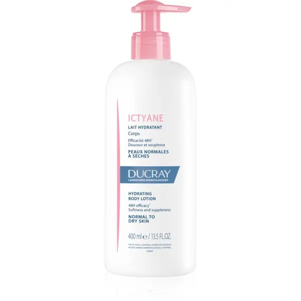 Ducray Ducray Ictyane vlažilna krema za telo za suho do zelo suho kožo 400 ml