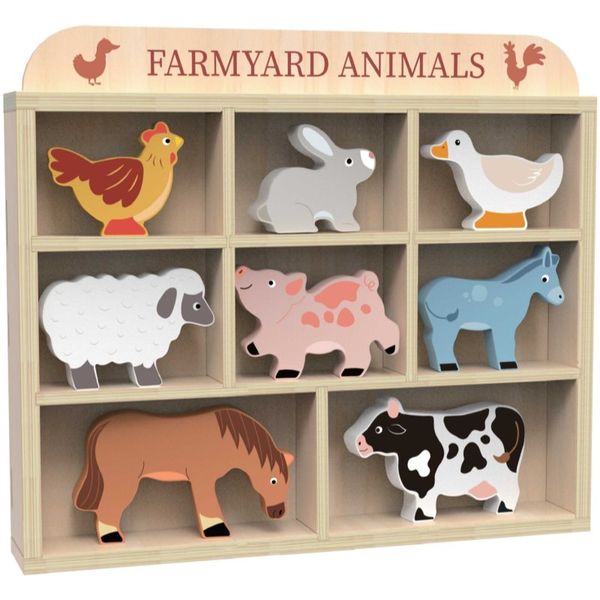 Dvěděti Dvěděti Farmyard Animals komplet igrač 3y+ 8 kos