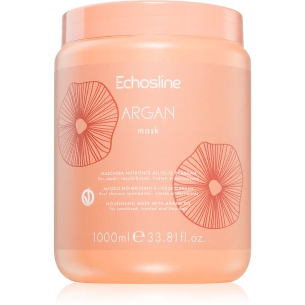 Echosline Echosline Argan mask hranilna maska za gladke in sijoče lase z arganovim oljem 1000 ml