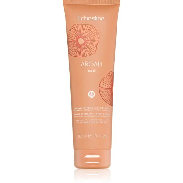 Echosline Echosline Argan mask hranilna maska za gladke in sijoče lase z arganovim oljem 300 ml