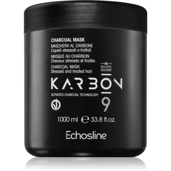 Echosline Echosline CHARCOAL Mask maska za lase z aktivnim ogljem 1000 ml