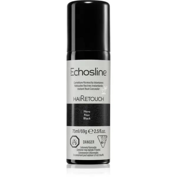 Echosline Echosline Hairetouch Hairtouch pršilo za takojšnje prekritje narastka odtenek Black 75 ml