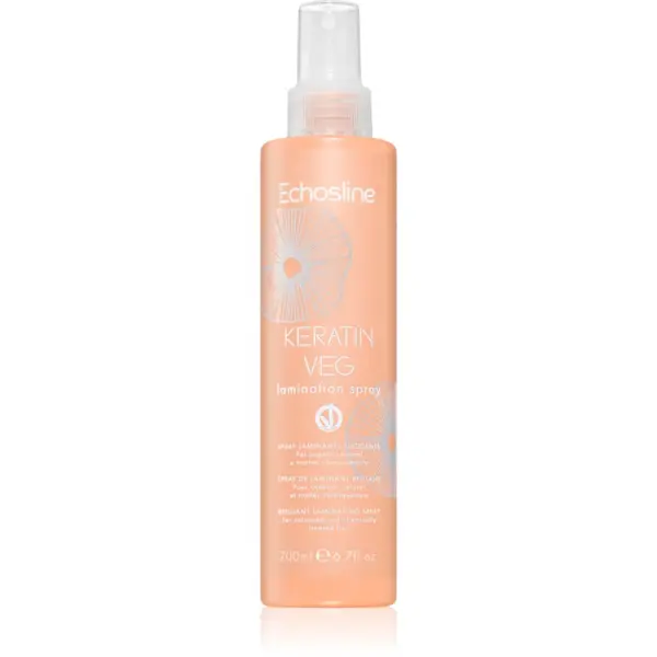 Echosline Echosline Keratin veg Lamination Spray laminacijsko pršilo za sijaj in mehkobo las 200 ml