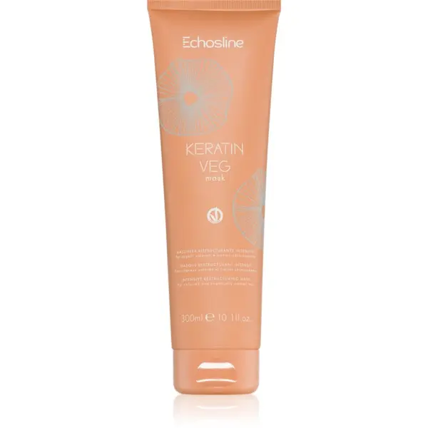 Echosline Echosline Keratin veg Mask intenzivna vlažilna maska za suhe in porozne lase z aminokislinami 300 ml