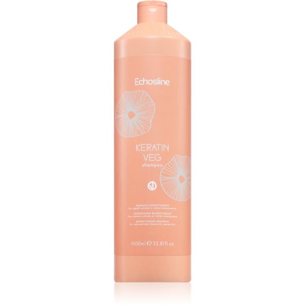 Echosline Echosline Keratin veg Shampoo hranilni šampon za obnovo in krepitev las z aminokislinami 1000 ml