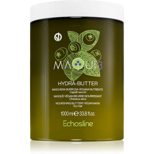 Echosline Echosline Maqui Hydra-Butter hranilna maska za lase 1000 ml