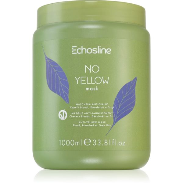 Echosline Echosline No Yellow Mask maska za lase za nevtralizacijo rumenih odtenkov 1000 ml