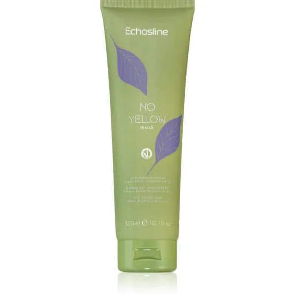 Echosline Echosline No Yellow Mask maska za lase za nevtralizacijo rumenih odtenkov 300 ml
