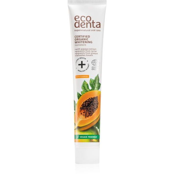 Ecodenta Ecodenta Certified Organic Whitening zobna pasta za beljenje zob 75 ml