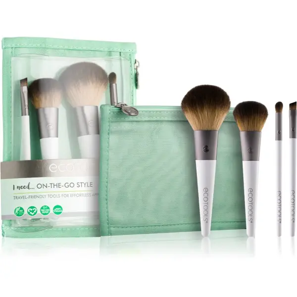 EcoTools EcoTools On-The-Go Style set čopičev za pot