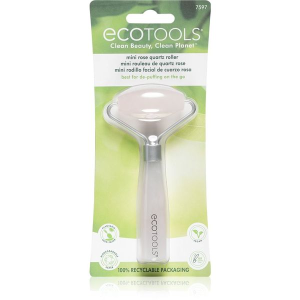 EcoTools EcoTools Rose Quartz Mini Roller pripomoček za masažo za obraz