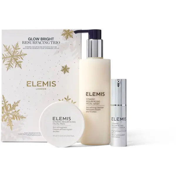 Elemis Elemis Holiday Collection Glow Bright Resurfacing Trio darilni set