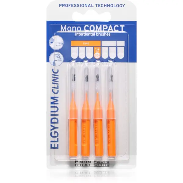 Elgydium Elgydium Mono Compact medzobna ščetka Orange 4 kos
