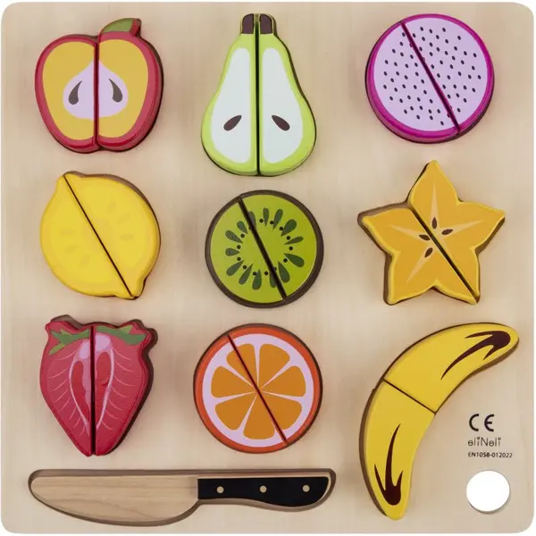 eliNeli eliNeli Cutting Fruits sadje za rezanje iz lesa 18m+ 9 kos