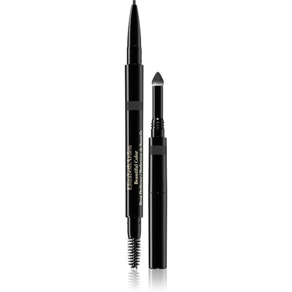 Elizabeth Arden Elizabeth Arden Beautiful Color Brow Perfector samodejni svinčnik za obrvi 3v1 05 Soft Black 0.32 g