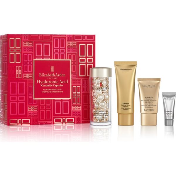 Elizabeth Arden Elizabeth Arden Hyaluronic Acid Ceramide Capsules Hydra-Plumping Serum darilni set za ženske