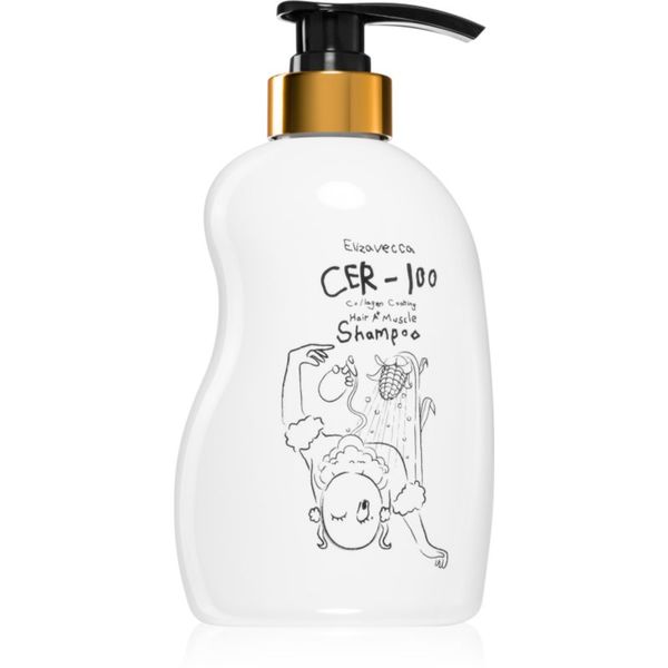 Elizavecca Elizavecca Cer-100 Collagen Coating Hair Muscle Shampoo globinsko čistilni šampon s kolagenom 500 ml