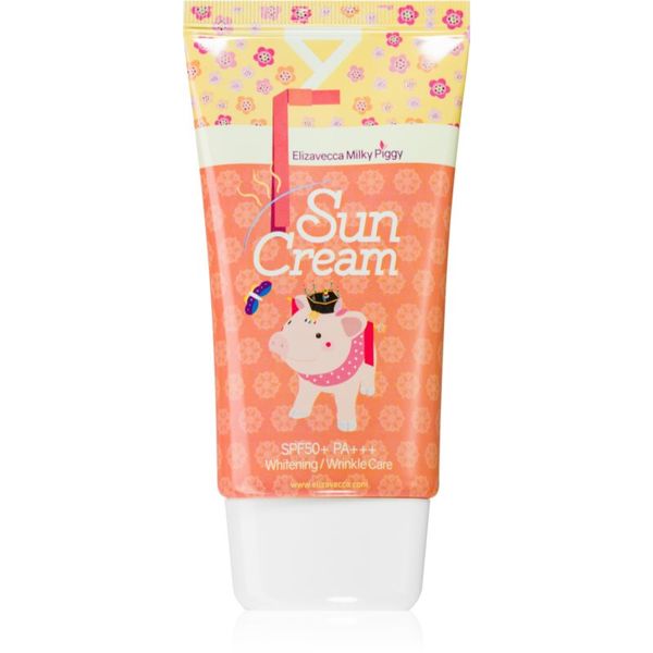 Elizavecca Elizavecca Milky Piggy Sun Cream posvetlitvena zaščitna krema za sončenje SPF 50+ 50 ml