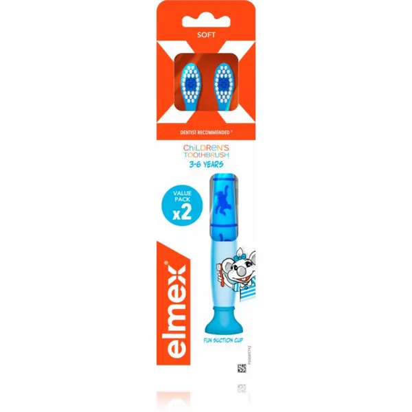 Elmex Elmex Children's Toothbrush zobna ščetka za otroke soft 3-6 years 2 kos