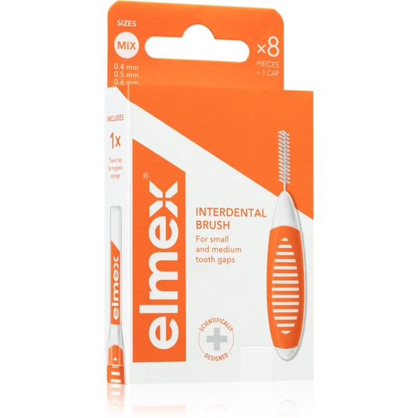 Elmex Elmex Interdental Brush medzobne ščetke Sizes mix 8 kos