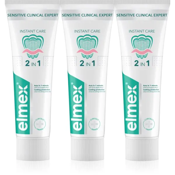 Elmex Elmex Sensitive Clinical Expert zobna pasta za občutljive zobe 3x75 ml