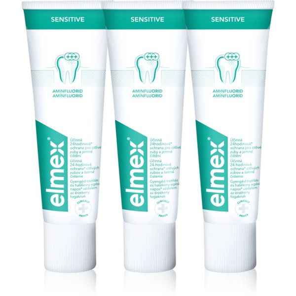 Elmex Elmex Sensitive pasta za občutljive zobe 3x75 ml