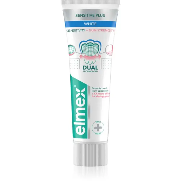 Elmex Elmex Sensitivity + Gum Strenght Whitening zobna pasta za občutljive zobe 75 ml