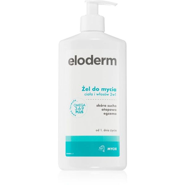 Eloderm Eloderm Body & Hair Shower Gel gel za umivanje za telo in lase za otroke od rojstva 400 kos