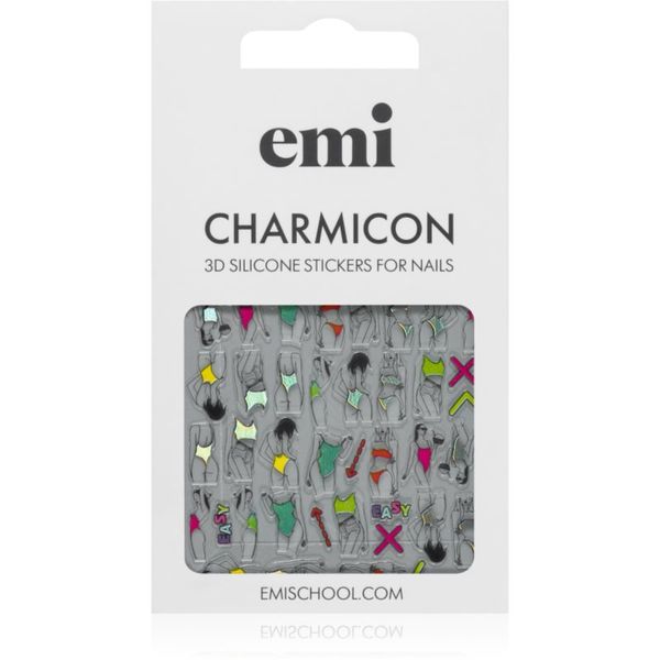 emi emi Charmicon Easy-breezy nalepke za nohte 3D #208 1 kos