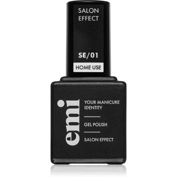 emi emi E.Milac Salon Effect gel lak za nohte z uporabo UV/LED lučke več odtenkov #01 9 ml