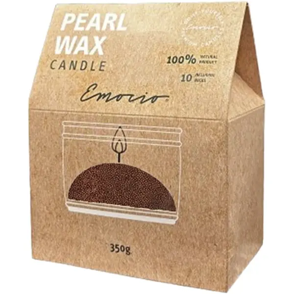 Emocio Emocio Pearl wax Red sveča 350 g