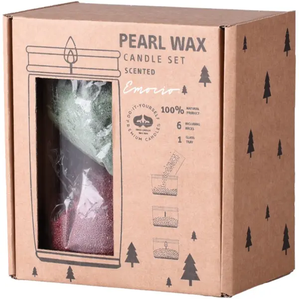 Emocio Emocio Pearl wax Set darilni set 500 g