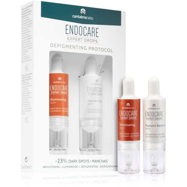 Endocare Endocare Expert Drops serum za osvetljevanje za poenotenje tona kože 2x10 ml