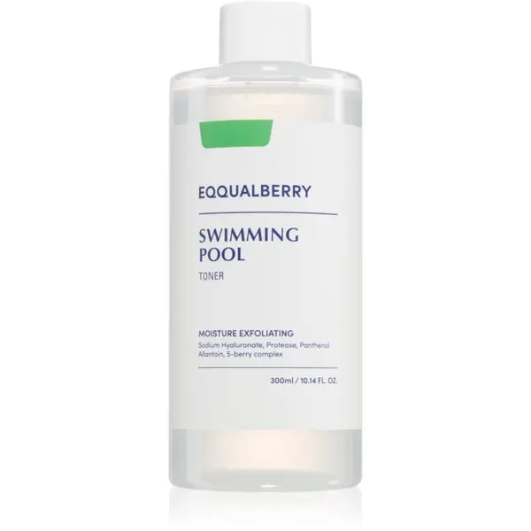 EQQUALBERRY EQQUALBERRY Swimming Pool Toner vlažilni tonik z učinkom eksfoliacije 300 ml