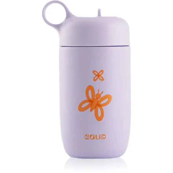 EQUA Equa Kids steklenica za vodo iz nerjavnega jekla za otroke Butterfly 400 ml