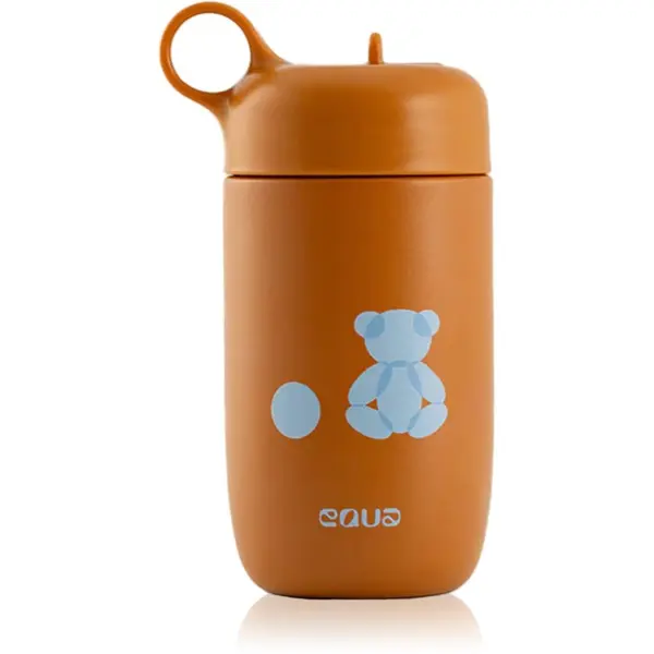 EQUA Equa Kids steklenica za vodo iz nerjavnega jekla za otroke Teddy Bear 400 ml