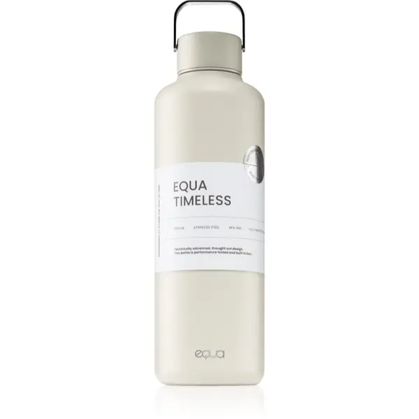 EQUA Equa Timeless steklenica za vodo iz nerjavnega jekla barva Off White 1 kos