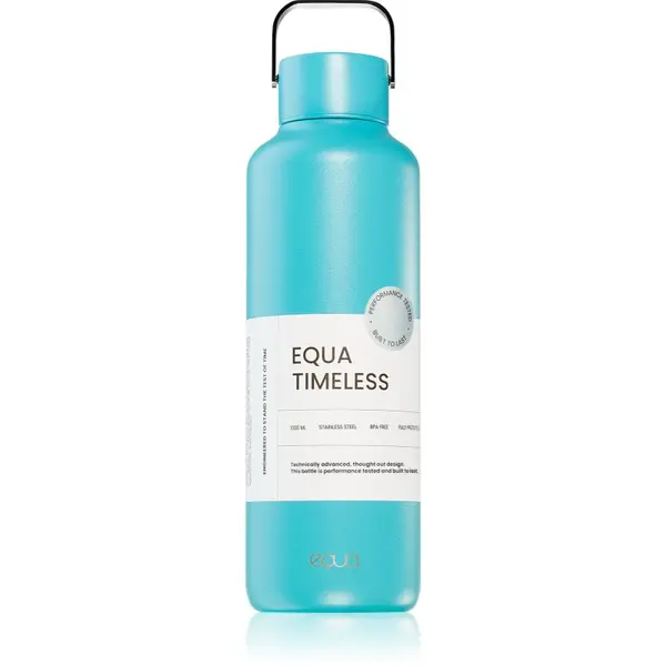 EQUA Equa Timeless steklenica za vodo iz nerjavnega jekla barva Wave 1000 ml