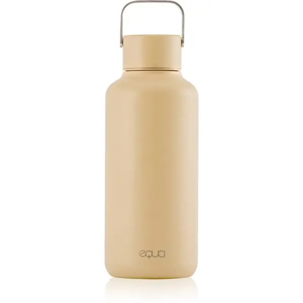 EQUA Equa Timeless steklenica za vodo iz nerjavnega jekla majhna barva Latte 600 ml