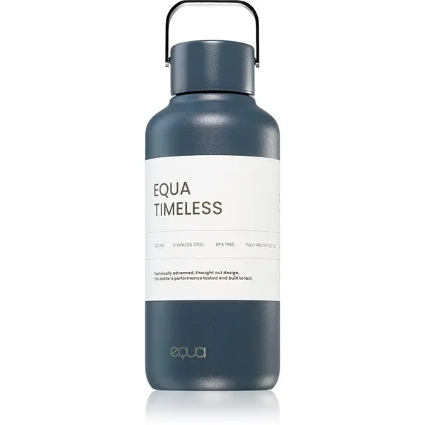 EQUA Equa Timeless steklenica za vodo iz nerjavnega jekla majhna barva Navy 1 kos