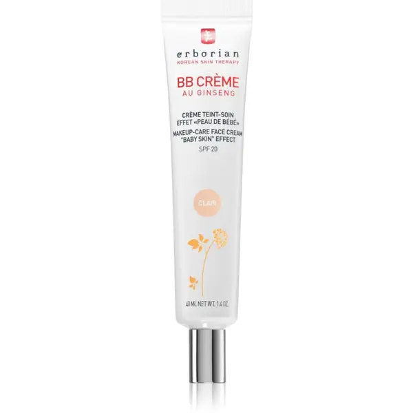 Erborian Erborian BB Cream tonirana krema za popoln videz kože SPF 20 veliko pakiranje odtenek Clair 40 ml