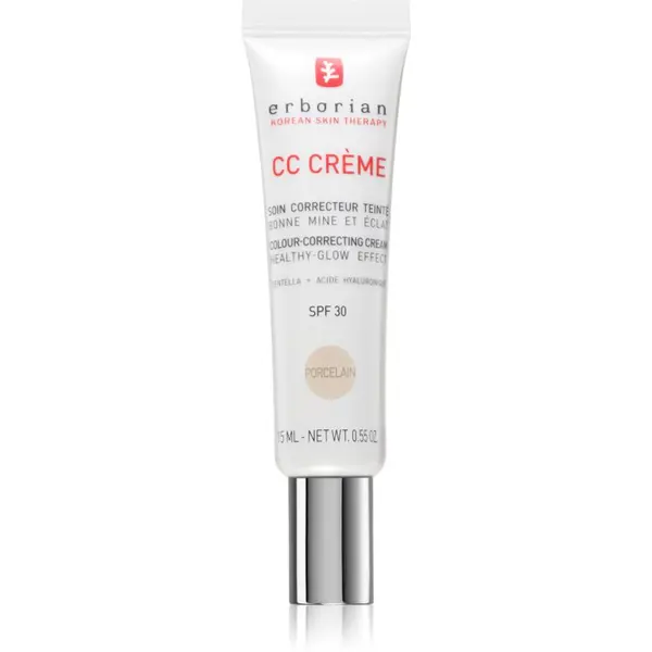 Erborian Erborian CC Crème Centella Asiatica CC krema za poenoten ten kože SPF 30 odtenek Porcelain 15 ml