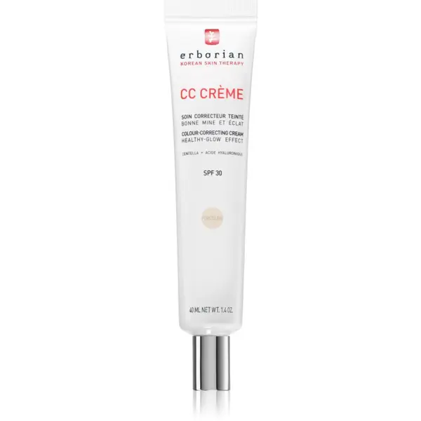 Erborian Erborian CC Crème Centella Asiatica CC krema za poenoten ten kože SPF 30 odtenek Porcelain 40 ml