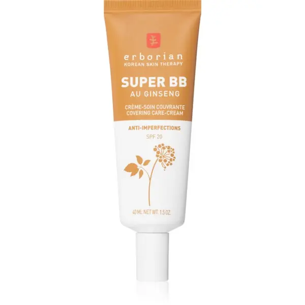 Erborian Erborian Super BB BB krema za brezhiben in enoten videz kože SPF 20 odtenek Caramel 40 ml
