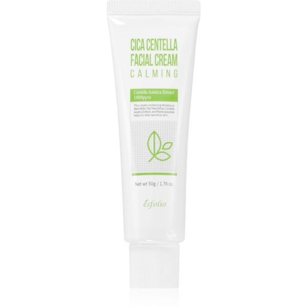esfolio esfolio Cica Centella pomirjajoča krema za obraz za občutljivo kožo 50 ml
