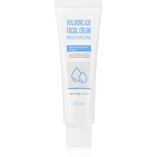 esfolio esfolio Hyaluronic Acid Moisturizing vlažilna krema za obraz s hialuronsko kislino 50 ml