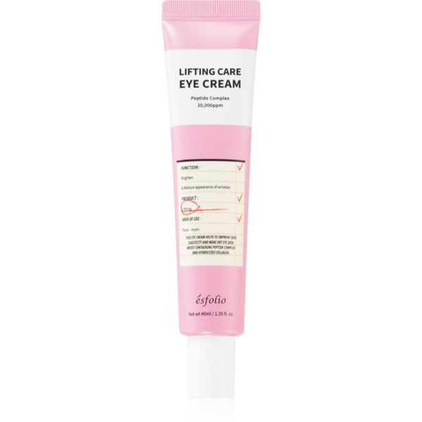 esfolio esfolio Lifting Care lifting krema za predel okoli oči s kolagenom 40 ml