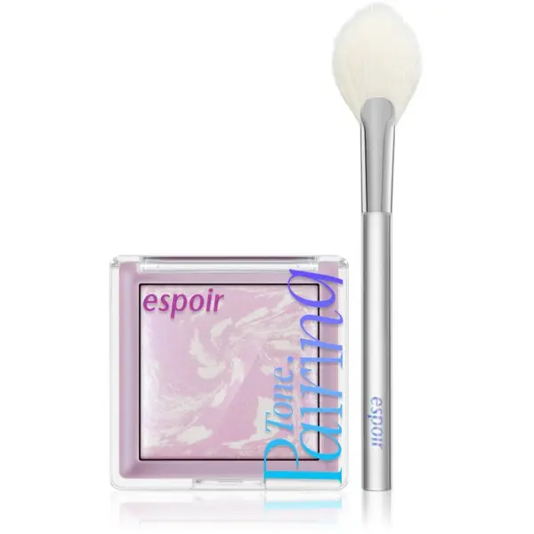 espoir espoir Tone Pairing Highlighter osvetljevalec za lica in predel okoli oči s čopičem odtenek Aurora 9.6 g